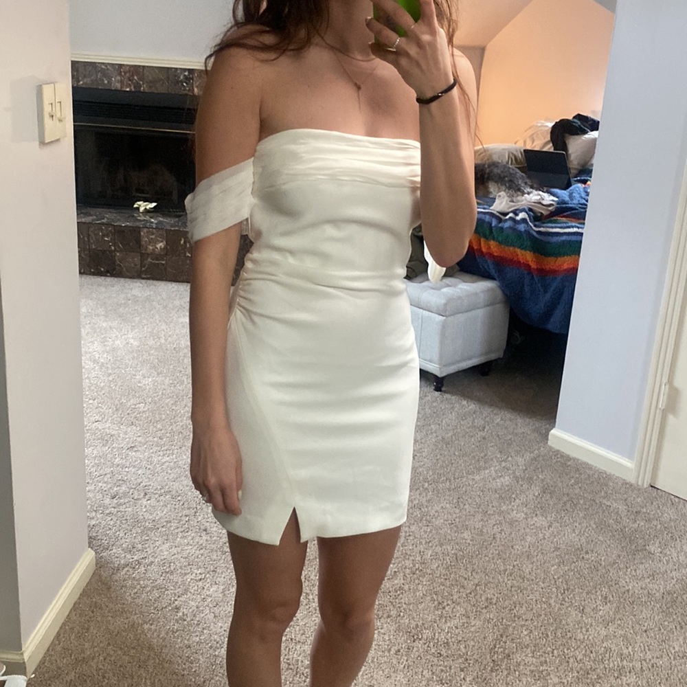 Paz Mini White Dress